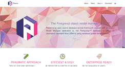 Desktop Screenshot of pomm-project.org